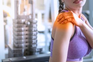 There are many different causes of shoulder pain, one of which could be a rotator cuff tear.